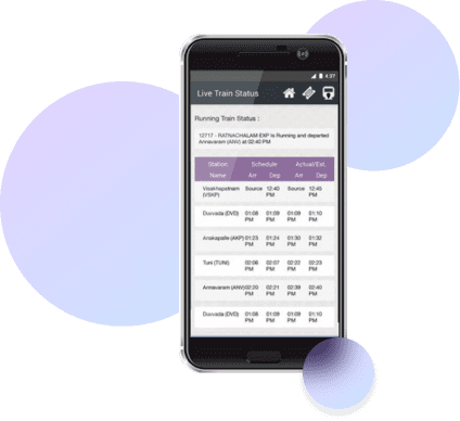 Indian Railbuzz Train Travel Discovery Train Running Status
